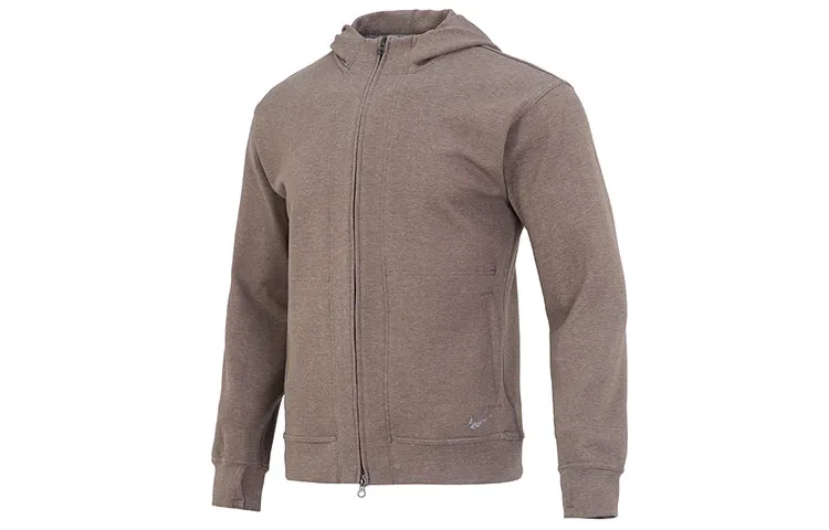 Nike Jackets Men's Brown Hooded (Non-detachable) Moderate Straight Fit