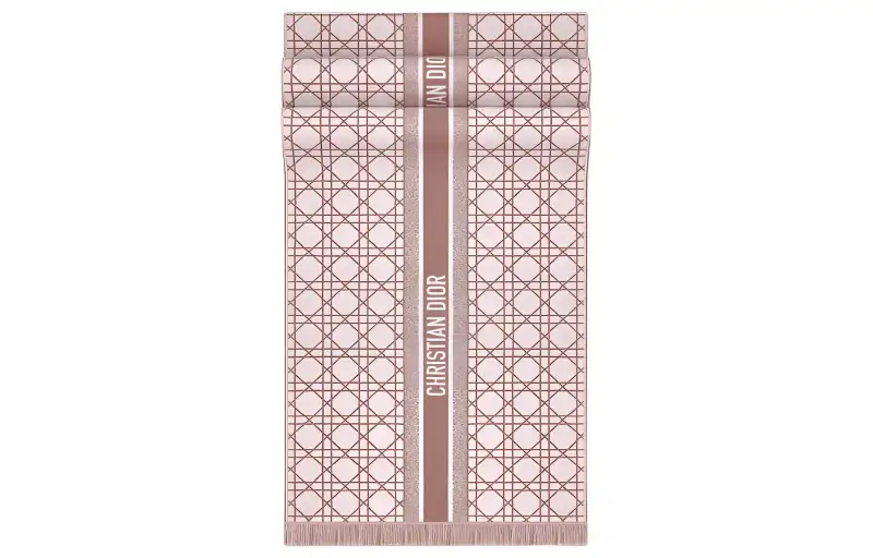 DIOR Knit Scarves Women's Pink