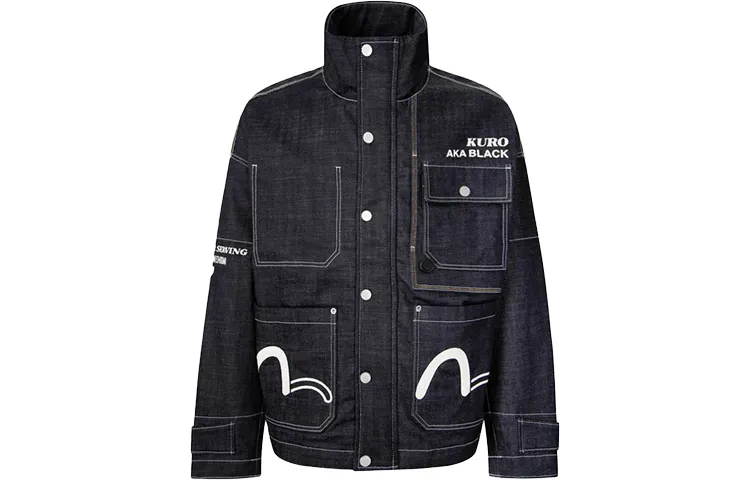 EVISU FW22 Jacket Men's Denim Blue