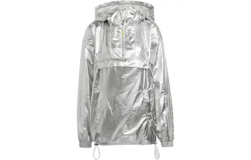 Adidas Originals Jackets Unisex Silver Hooded Moderate Other