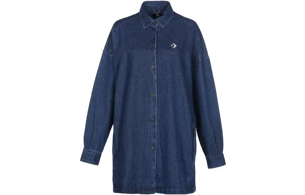 Converse Jackets Unisex Blue Lapel Moderate Other
