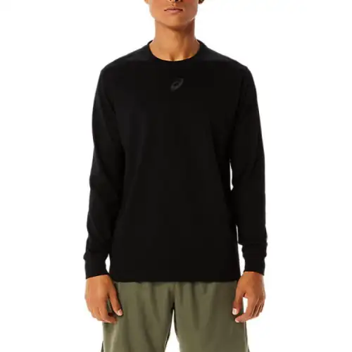 Asics TIGER LS Regular T Shirt Men's Performance Black/Graphite Gray