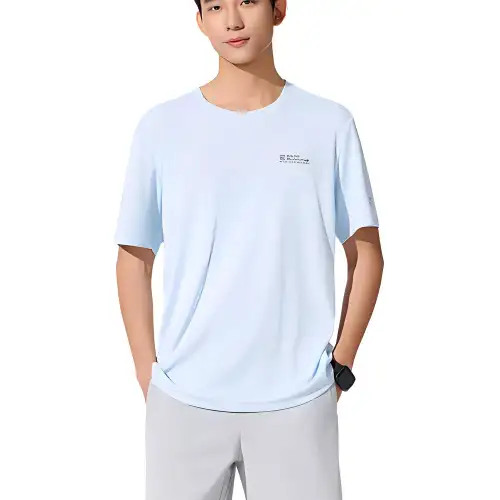 Anta Running Collection T Shirt Men's Frozen Blue