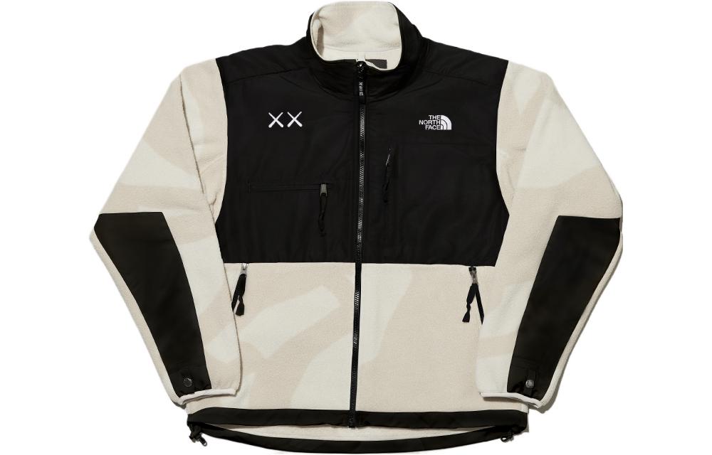 Флисовая куртка The North Face 1995 x KAWS FW22 Denali Logo (белая)