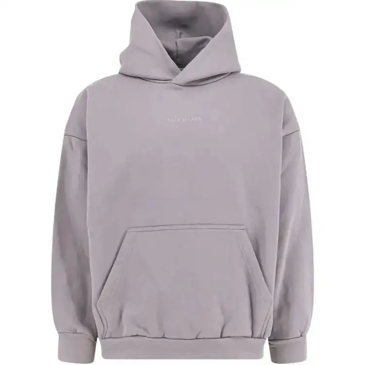 Balenciaga Logo Embroidered Hoodie