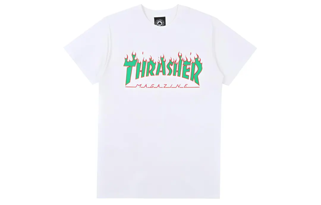 Thrasher T Shirt US Version Unisex White