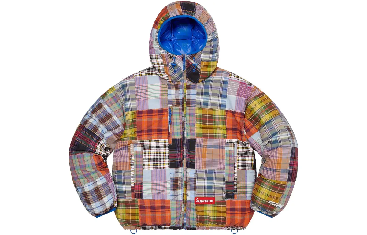 Supreme Madras Reversible Windstopper Puffer Jacket