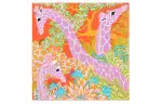 HERMES Silk Scarves Women's Orange