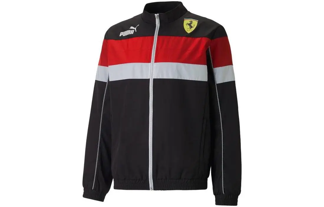 PUMA Ferrari Racing Jackets Men's Ferrari Red Stand Collar Moderate Other