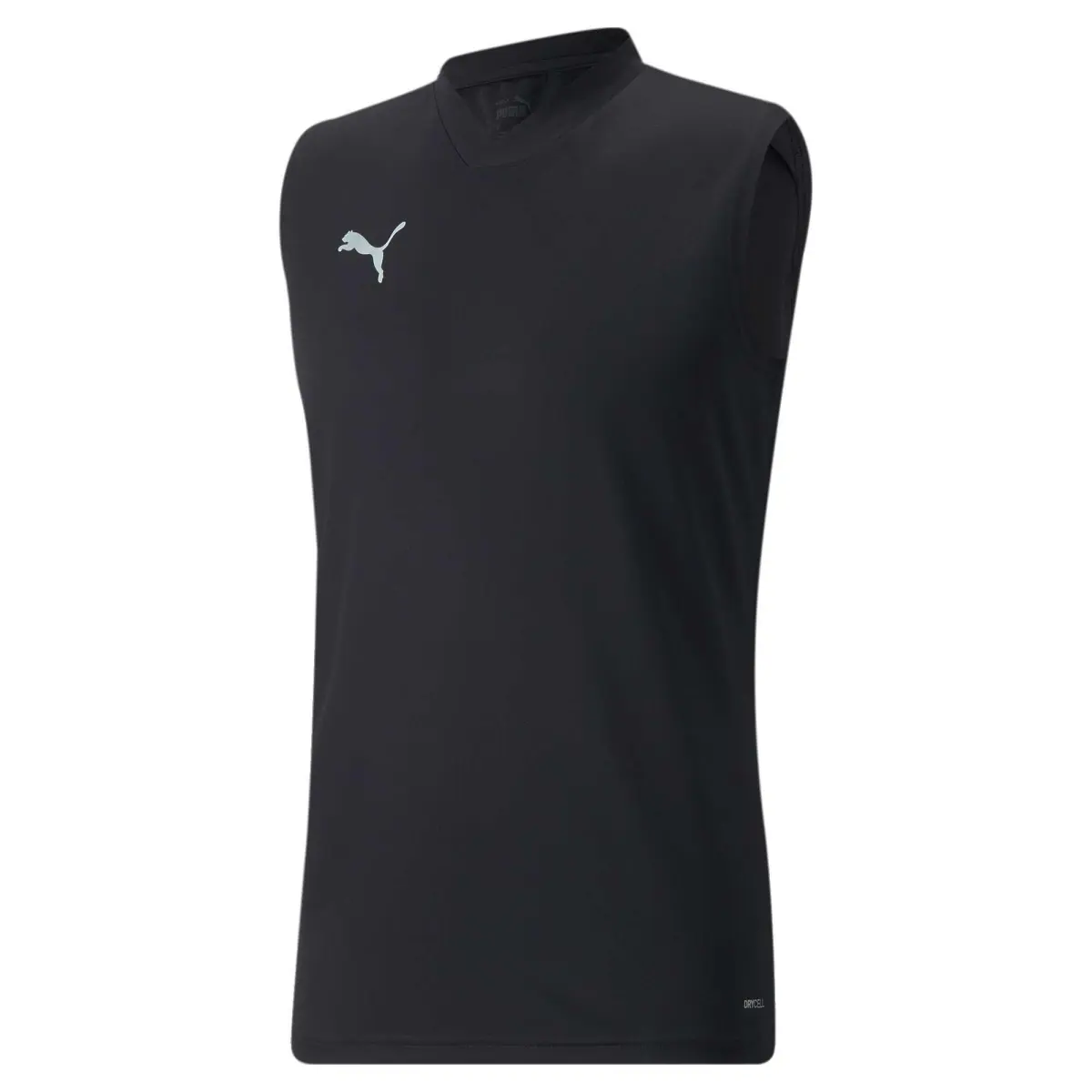 PUMA Tank Tops Unisex Black V-neck Moderate Other