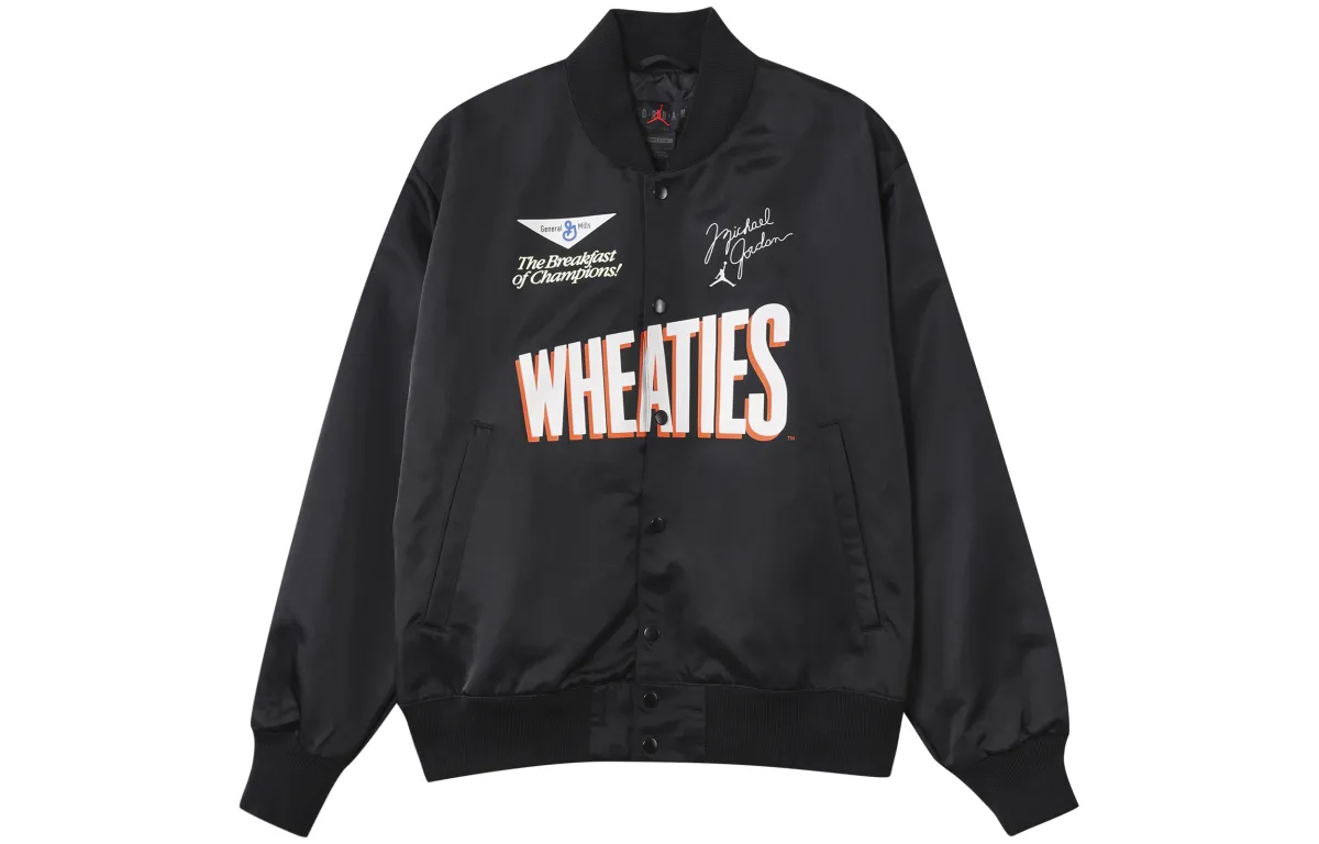 Jordan Flight MVP Jackets Men's Black Baseball Collar Moderate Other