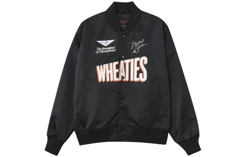 Jordan Flight MVP Jackets Men's Black Baseball Collar Moderate Other