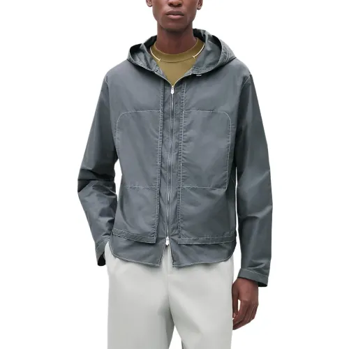 HERMES Twin Jackets & Coats Men's Gray