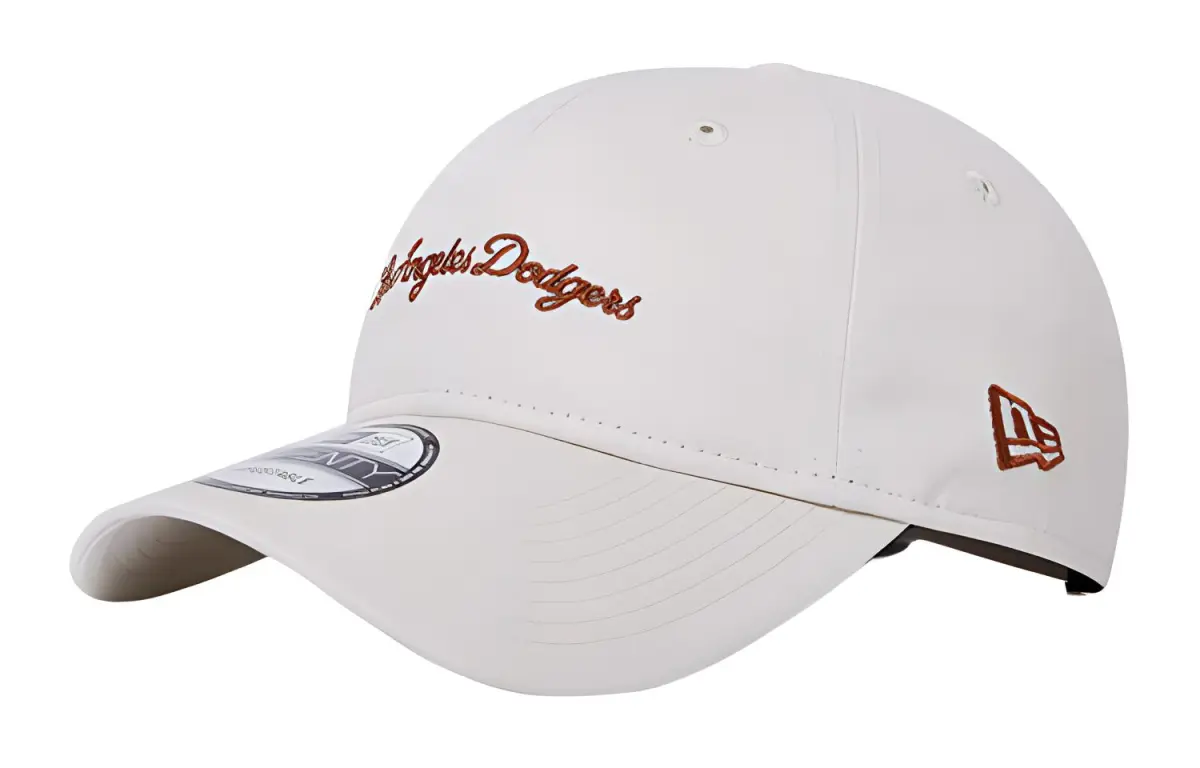 New Era Cotton Baseball Caps Unisex Ivory White