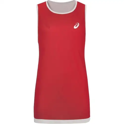 ASICS Tank Tops Unisex Red Crew Neck Moderate Other