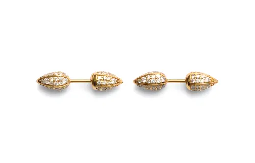 Burberry Small Spear pavé-set earrings