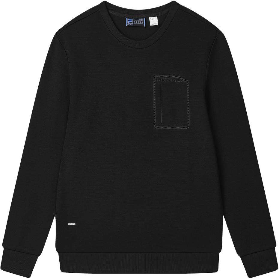 Мужское худи FILA BLUE (черное)
