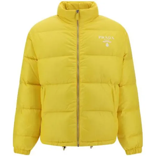 PRADA Jackets & Coats Men's Yellow