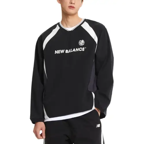 New Balance x UNI Colorblock American Sweatshirt Unisex Black