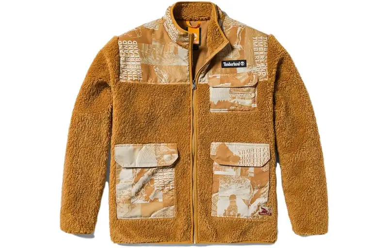 Timberland Jackets Unisex Wheat Stand Collar Moderate