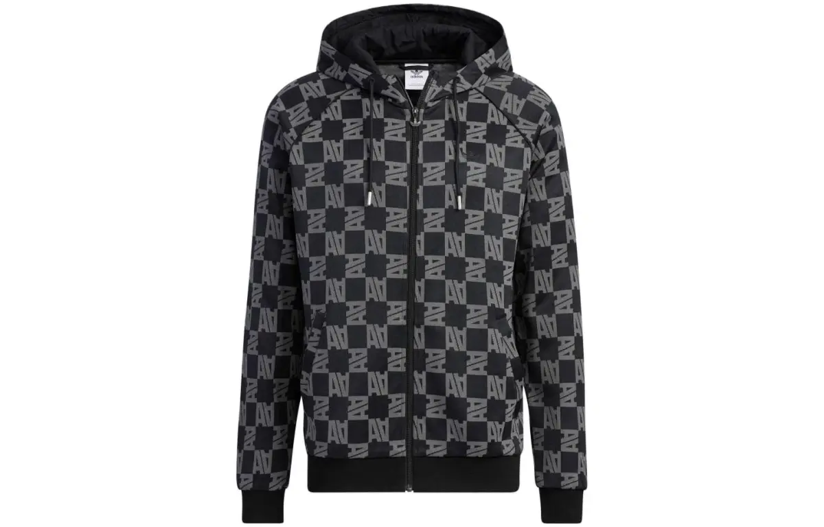 Adidas Jackets Unisex Black Hooded Moderate Other