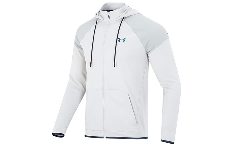 Under Armour RUSH Jackets Men's Gray Hooded Moderate Other