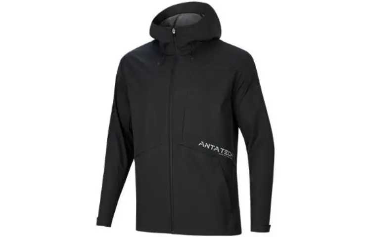 ANTA Jackets Men's Black Hooded Moderate Instructor