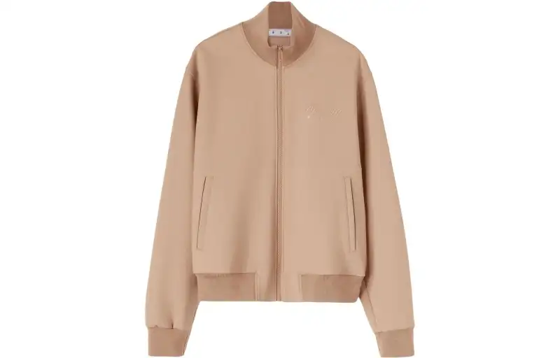 OFF WHITE Quote Wool Slim Tracktop