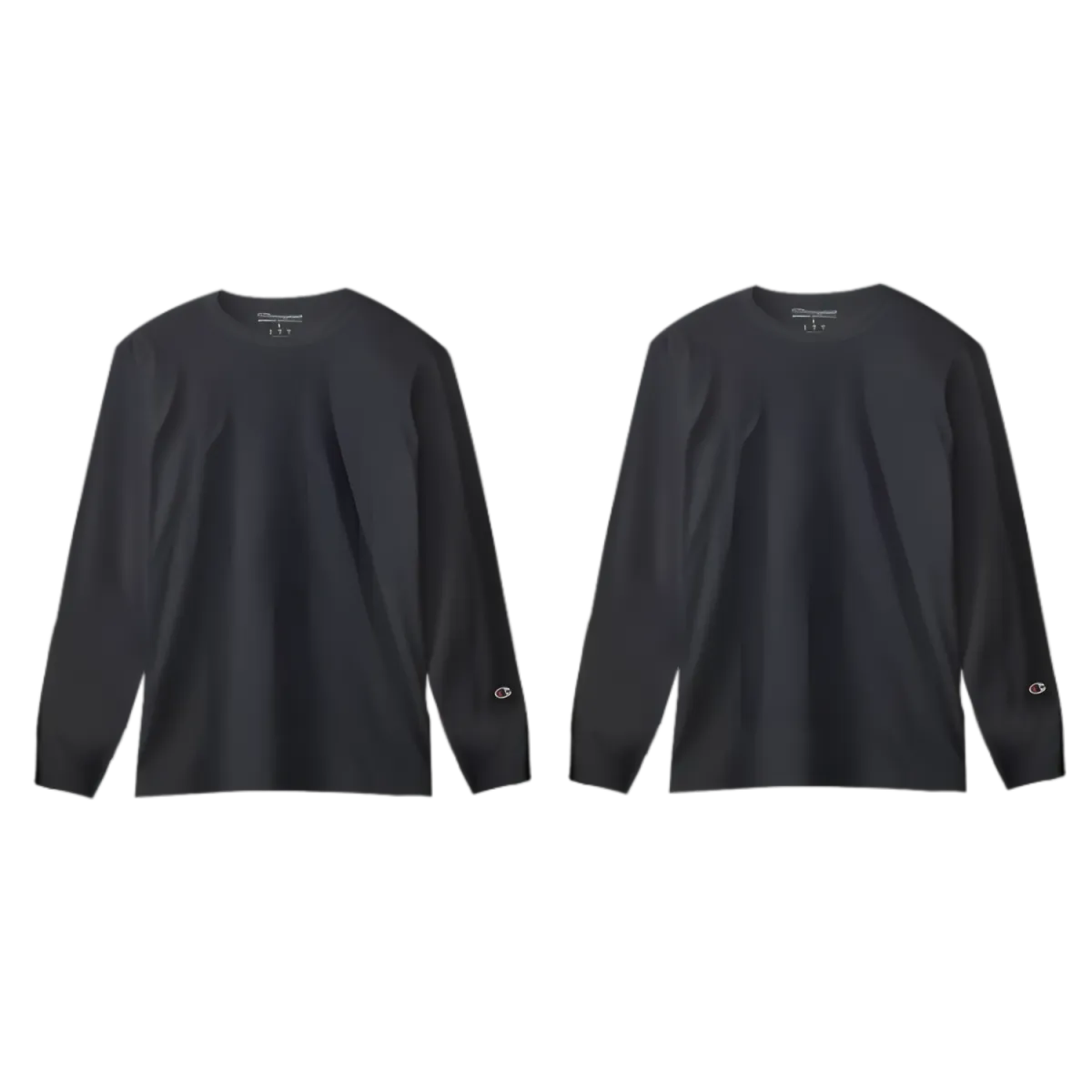 Champion T Shirt Men's Black, 2 Pack