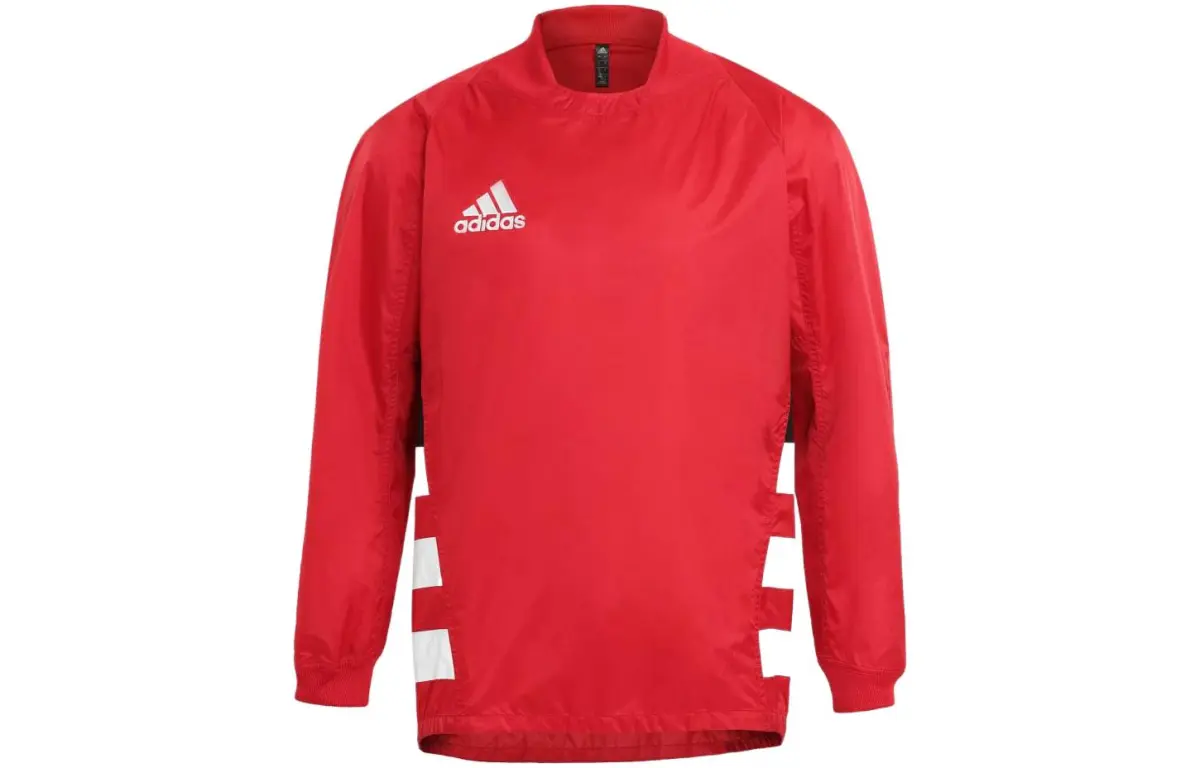 Adidas Jackets Men's Red Stand Collar Moderate Other