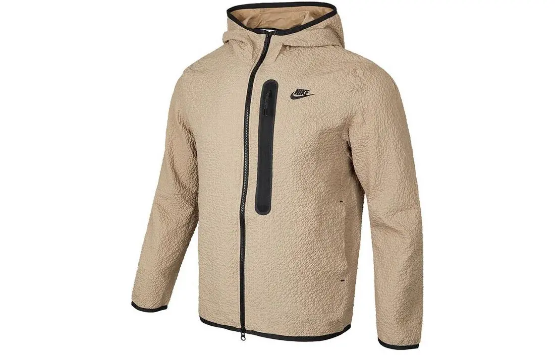 Nike Jackets Men's Brown Hooded Moderate Other