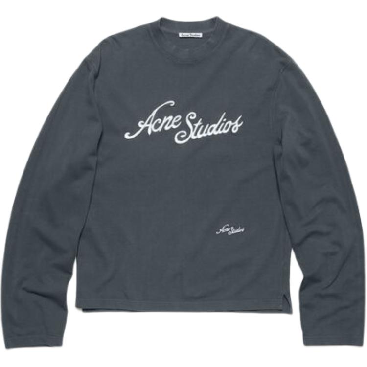Свитшот Acne Acne Studios SS25 (серый)
