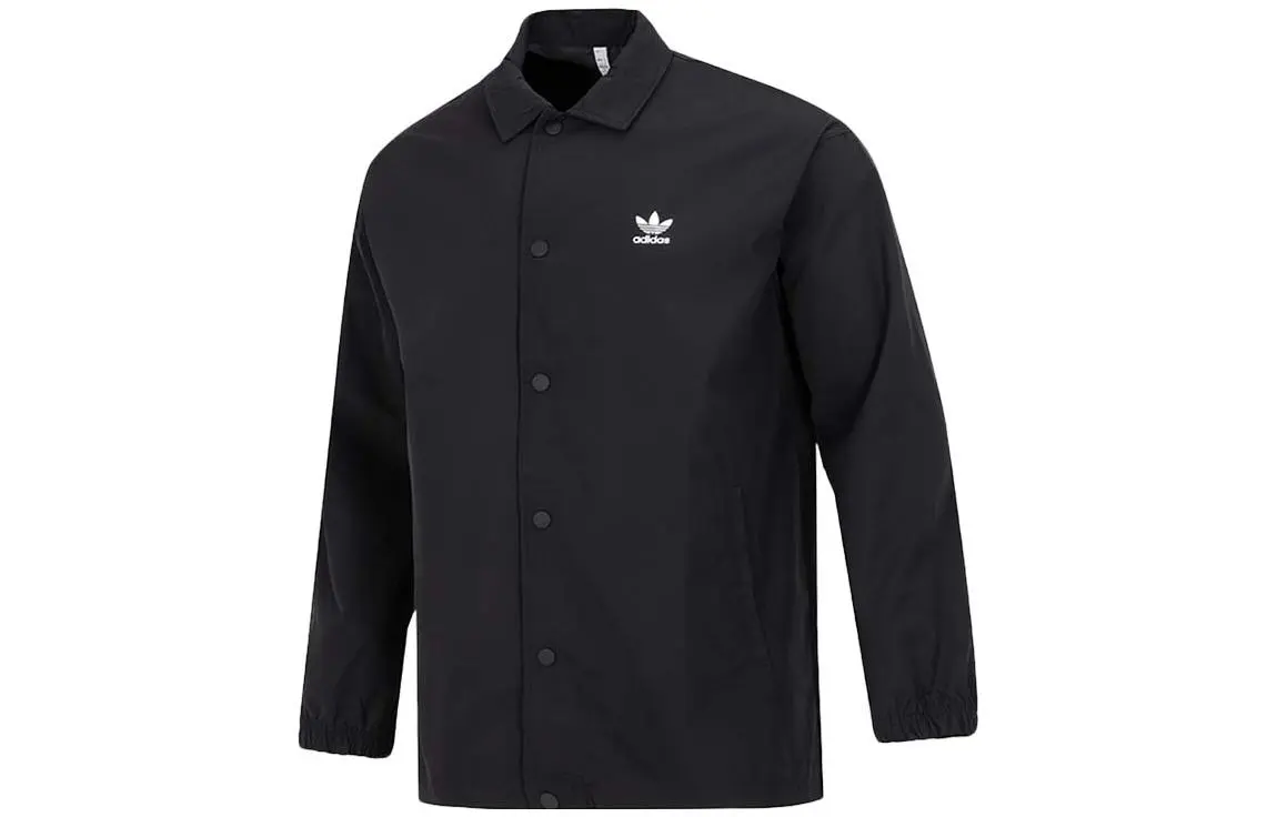 Adidas Originals Logo-print Shirt Jacket