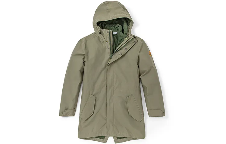 Timberland Jackets Men's Kassel Green Hooded Moderate Other