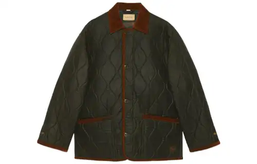 GUCCI Quilted Buttoned Jacket