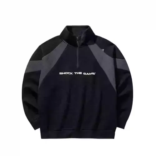 Anta Basketball Collection Sweatshirt Men's Basic Black/Crab Gray