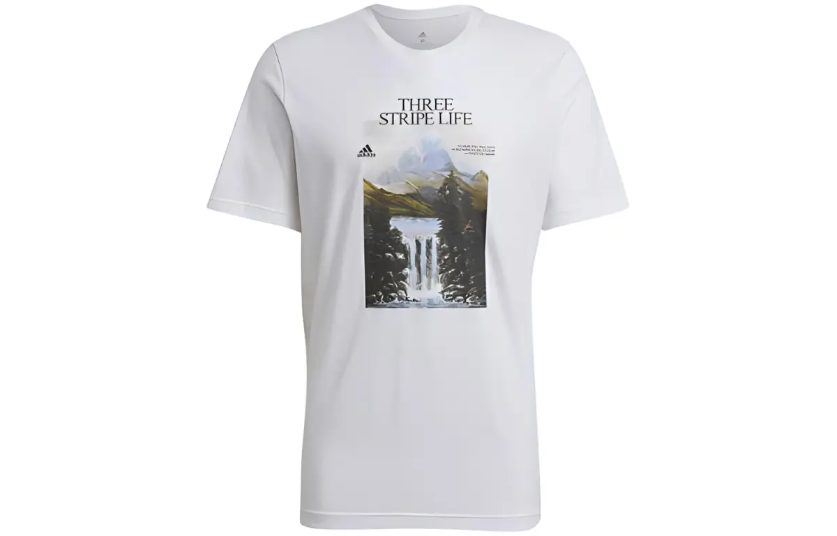Adidas Set-in Sleeve T-Shirt Men's White
