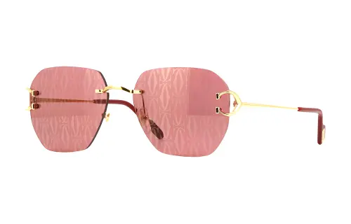 Cartier Geometric Frame Sunglasses