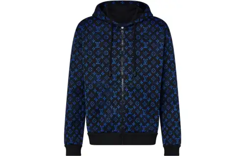 LOUIS VUITTON Pre Owned 2023 Monogram Hoodie And Shorts Set