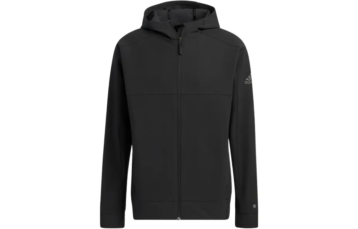 Adidas Jackets Unisex Black Hooded Moderate Other