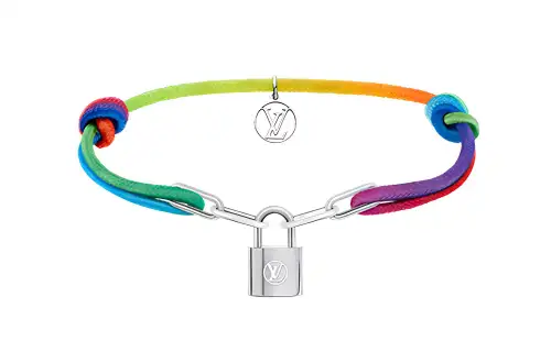 LOUIS VUITTON X Virgil Abloh Silver Lockit Bracelet
