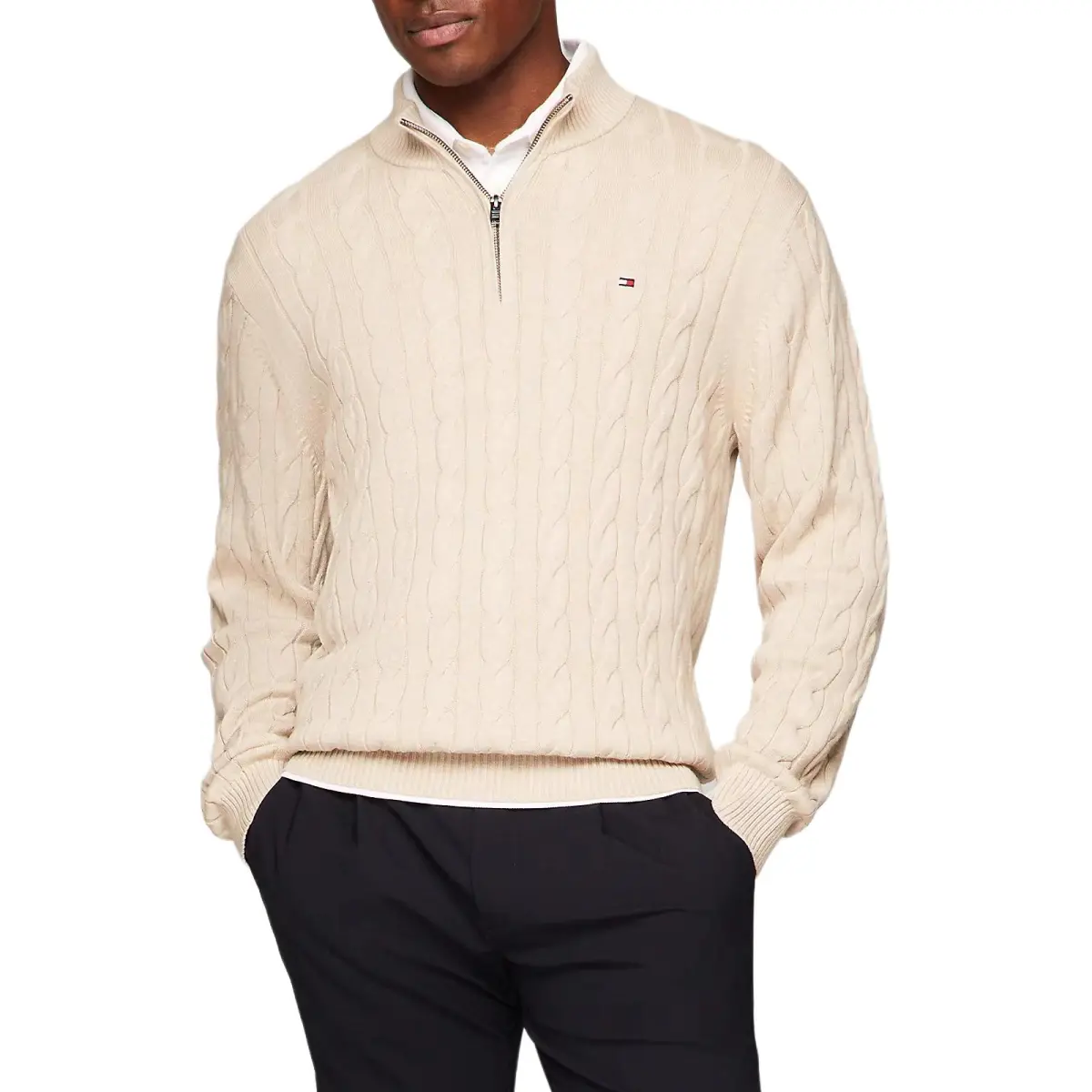 Tommy Hilfiger Knitwear Men's Light Khaki