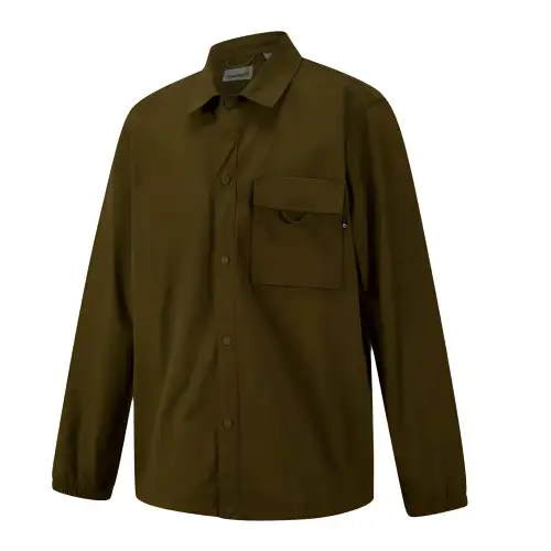 Timberland Shirts Men's Brown 302 Lapel Moderate