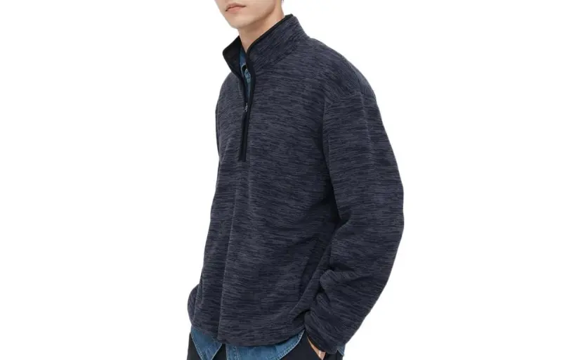 UNIQLO Jackets Men's Dark Blue Turtleneck Moderate Other