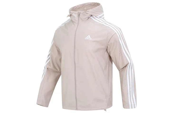Adidas Jackets Men's Khaki Hooded Moderate Other