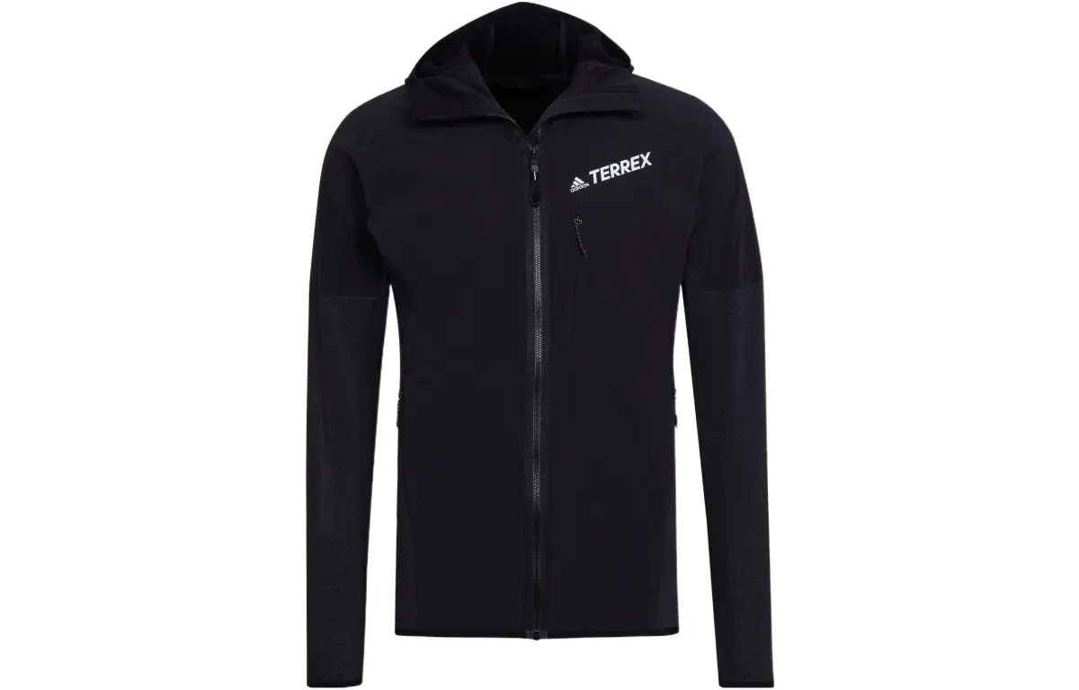Adidas Jackets Men's Black Hooded Moderate Other