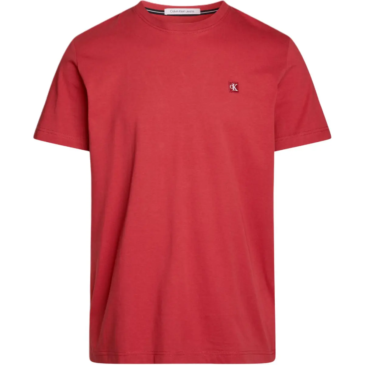 CALVIN KLEIN T Shirt Europe Version Men's Garnet Red