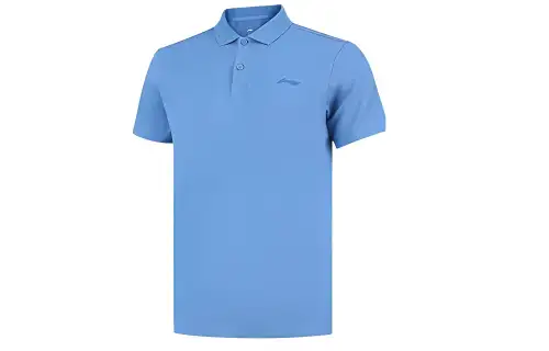 Li Ning Fitness Series Polo Shirt Men's Paris Blue