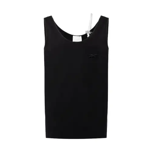 Reebok Tank Tops Unisex Black Crew Neck Moderate Other