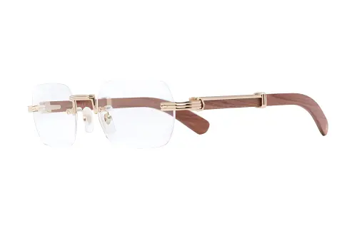 Cartier Rectangle Rimless Glasses